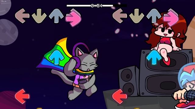 Friday Night Funkin' - V.S. Nyan Cat FULL WEEK [Demo] - FNF MODS [HARD] смотреть онлайн
