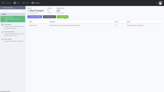 October CMS Intro смотреть онлайн