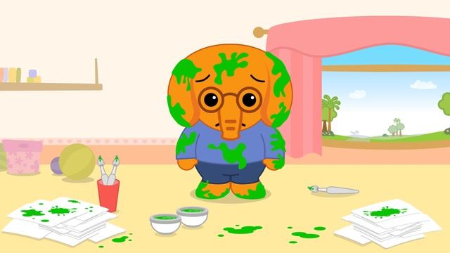 Отмывать друзей (еда) ♫ Детские обучающие видеофильмы ♫ Плим Плим