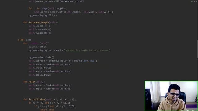 Snake and apple game in python pygame - 7. Add background music,image | Python project tutorial смотреть онлайн