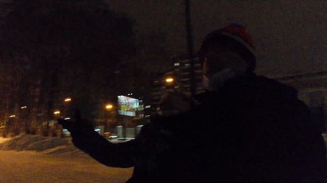 Вечерняя прогулка.Экшн-камера H10 EIS звук без петличного микрофона смотреть онлайн