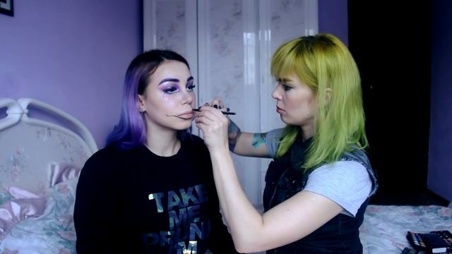 CHESHIRE CAT HALLOWEEN MAKEUP / Чеширский кот / Макияж Чешира смотреть онлайн