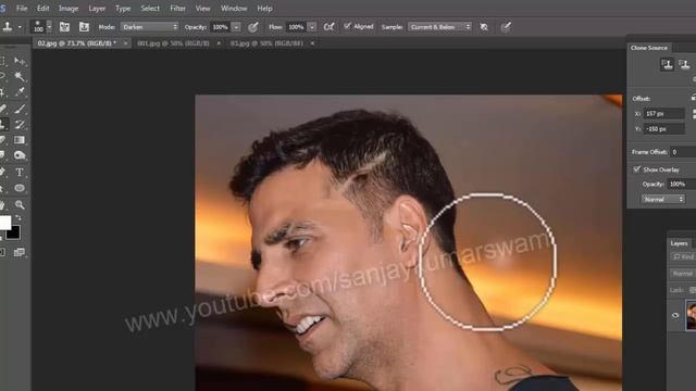 #26 Remove unwanted things with Clone Stamp Tool in Photoshop смотреть онлайн