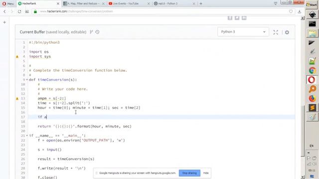 hackerrank's Time Conversion explanations using python смотреть онлайн