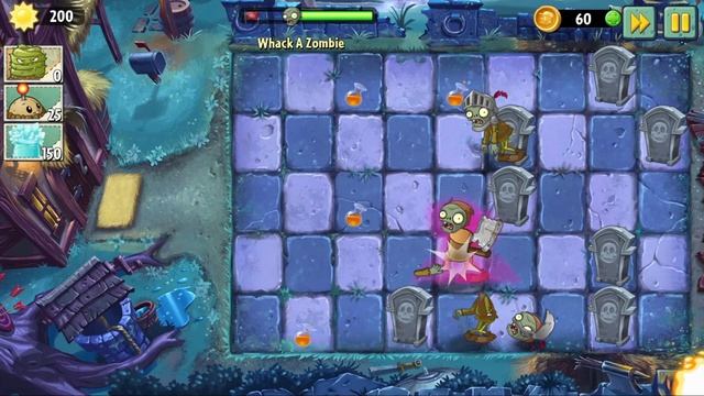 PvZ 2 EoT Whack A Zombie Gameplay смотреть онлайн