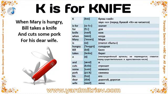 Шаг 15. Буква «K» (курс «Ускоренное обучение чтению: АВС») (Ярослав Дмитриев) смотреть онлайн