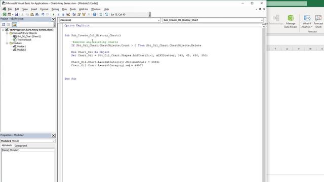 VBA | Arrays into Charts! (Oil Futures Variations) | Part 1 смотреть онлайн