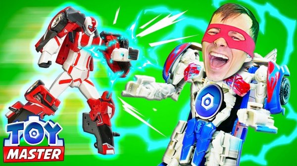 Той Мастер стал Автоботом! - Роботы Трансформеры игры битвы. Видео игрушки для мальчиков