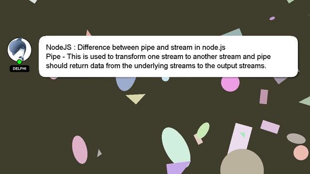 NodeJS : Difference between pipe and stream in node.js смотреть онлайн