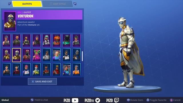 Ventura/Venturion Cape Back Bling on 119 Outfits - Fortnite Cosmetics смотреть онлайн