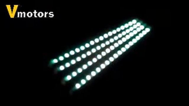 L01 070 4-Strip 12" RGB 7-Color 72-LED Knight Night Rider Scanner Lighting Bars + Remote смотреть онлайн