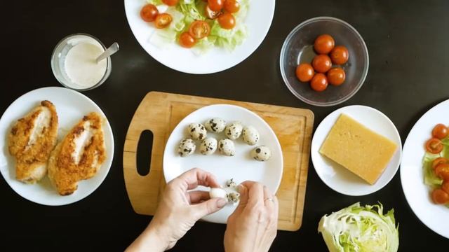 Салат цезарь | Простой и вкусный рецепт смотреть онлайн