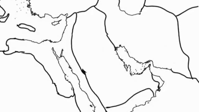 Карта Ближнего Востока 1517(Немного выдуманная,границы немного верные) смотреть онлайн