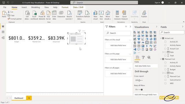Explore Power BI World! : 8. Data Visualization - fourth step in Power BI смотреть онлайн