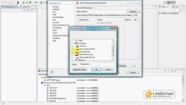 Setting Android SDK in our Eclipse IDE смотреть онлайн