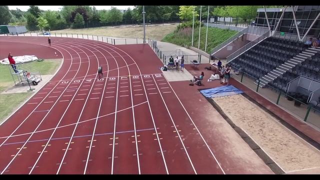 USAIN BOLT 60m birds view смотреть онлайн