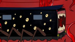 УЛЫБАЮЩАЯСЯ КОМНАТА проглотила ПОЕЗД ПОЖИРАТЕЛЬ! (Анимация Smile Room)