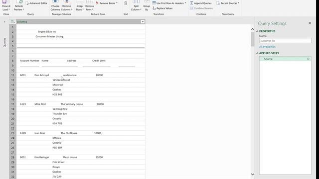 Excel Query Tool for Accounts Receivable project смотреть онлайн