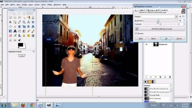 Gimp Tutorial 19 Part 2- Superimposing Character to Background смотреть онлайн