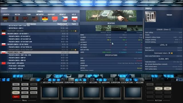 Wargame: European Escalation Tutorial #11 PACT Units - Infantry смотреть онлайн