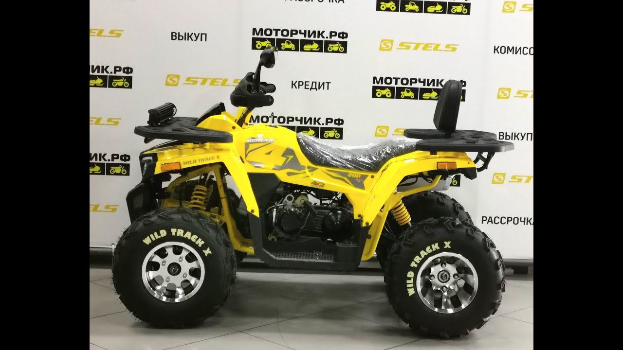 Квадроцикл MotoLand WILD TRACK X PRO 200 смотреть онлайн