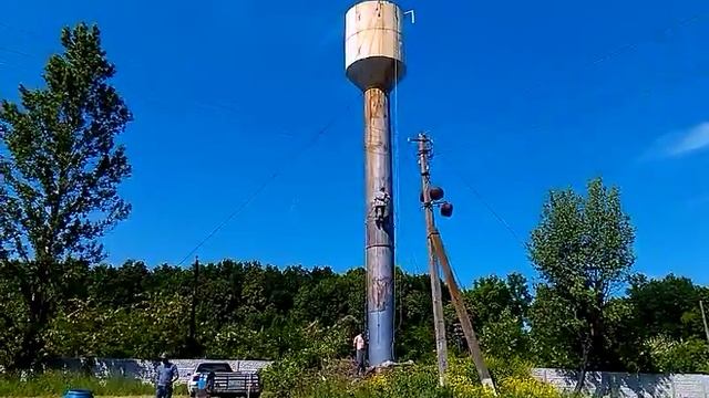 водонапорная башня,покраска смотреть онлайн
