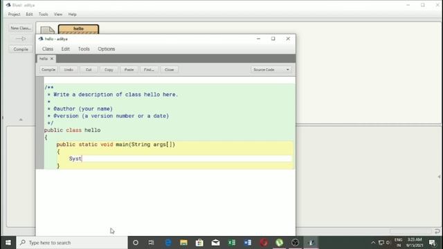 Write a program in java to print " Hello Java " || Java program|| смотреть онлайн
