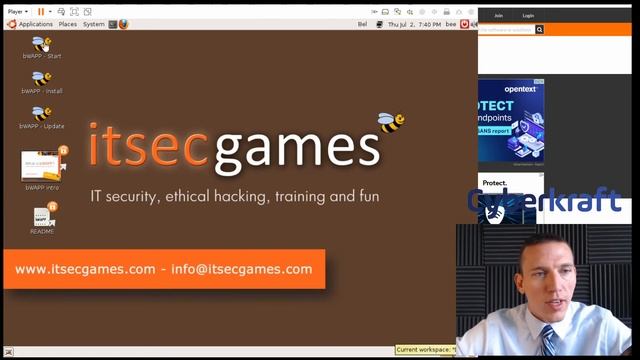 Security+ Study Session 2 July 2020: Bee Box and bWAPP смотреть онлайн