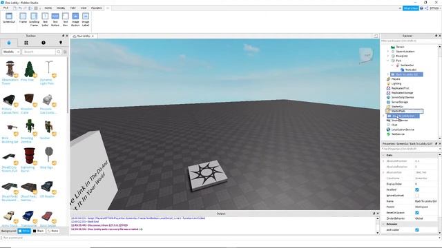 Lobby Button For Roblox Studio! ::::: *Working 2020* смотреть онлайн