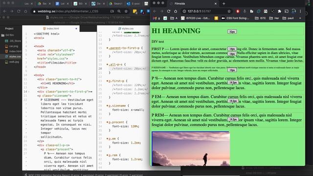 Enheter i CSS: em, rem, %, vw смотреть онлайн