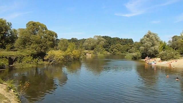 г.Суджа,Курской обл.12.08.18г.Пляж Песчаной косы. смотреть онлайн