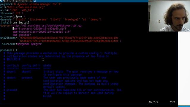 Arch Linux: Customizing and "patching" DWM through PKGBUILD смотреть онлайн