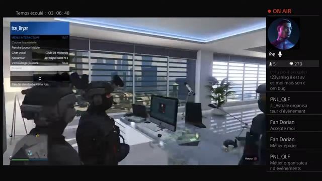 Live GTA 5 FR/RP PS4 SANS DISCORD EN SESSION смотреть онлайн