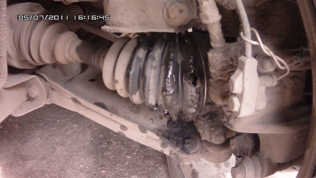 ШРУС провернуло