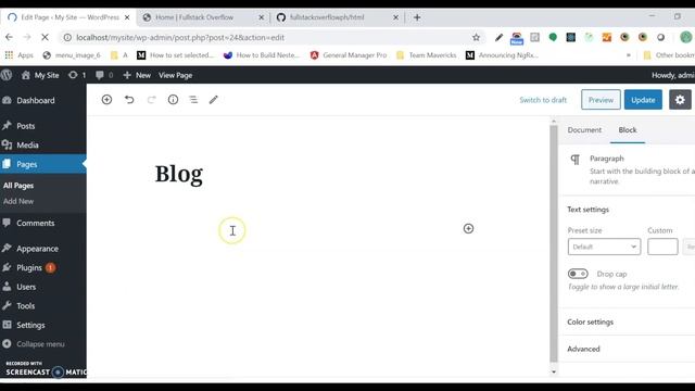 Part 2 - Create Sub-pages or Template in Wordpress смотреть онлайн
