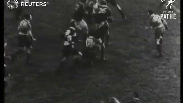 Wales is victorious over Australia in the first Final Challenge international rugby match (1948) смотреть онлайн