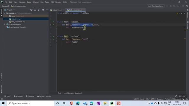 PyCharm Unit Tests