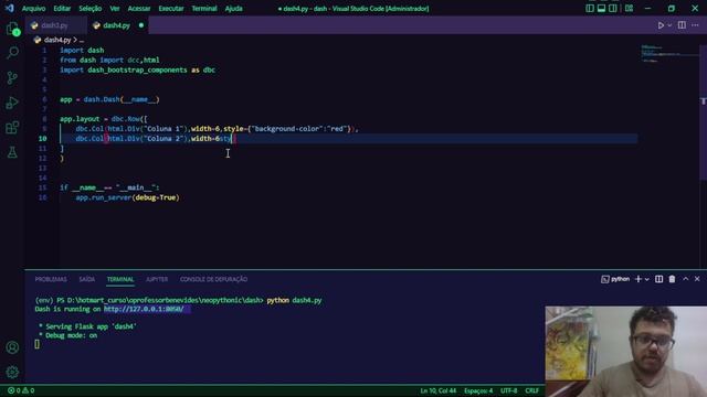 Dash 4- Dbc.Row e dbc.Col смотреть онлайн