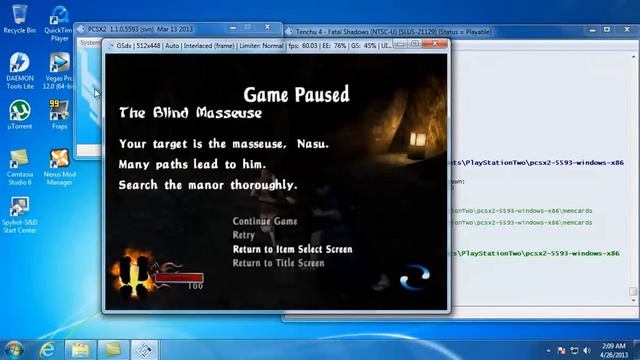 PCSX2 Tenchu 4 Fatal Shadows Fix Tutorial смотреть онлайн