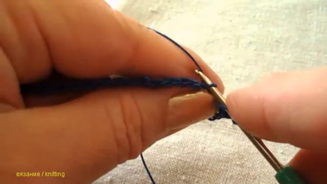 Вязание крючком / КРУЖЕВО ИЗ " ПЫШНЫХ СТОЛБИКОВ " В ДВА ЦВЕТА смотреть онлайн