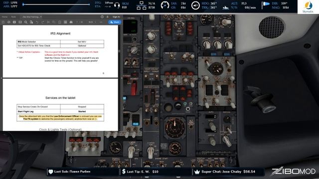 Training for new Zibo Pilots with Zibo, Jan and Jorge смотреть онлайн