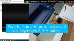 Fix Firmware Reset Xerox Phaser 3020