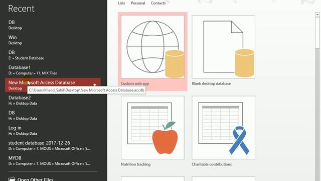 Microsoft Access Tutorial Lecture 1 смотреть онлайн