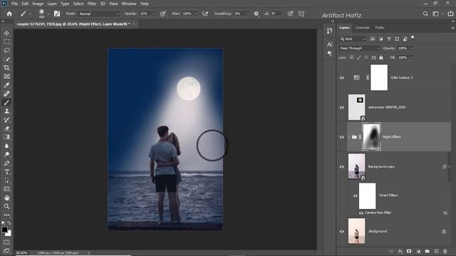 How to Make Surreal Moon Light Effect In Photoshop: Photoshop Tutorial смотреть онлайн