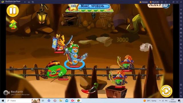 ANGRY BIRDS EPIC. MOD CAVE 32 (PROTOTYPE) BY ME ANOMALOUS EARTHS. LEVEL 7. WALKTHROUGH ANGRY BIRDS. смотреть онлайн