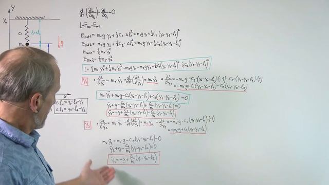 PHYSIK THEORIE - Zweimassenschwinger, #Lagrange-Formalismus Teil 3 смотреть онлайн