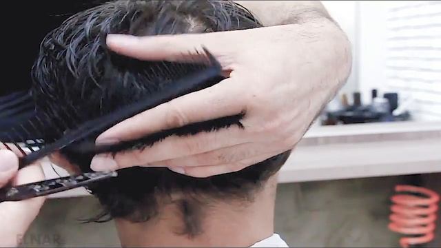 Learn To Cut Hair With Scissors! Modern Hairstyle And Tutorial Hair Cutting Video #stylistelnar