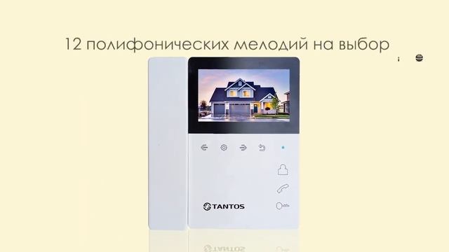 Краткий обзор Видеодомофона Tantos Elly смотреть онлайн