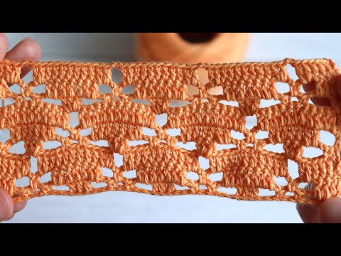 Геометрический узор КРЮЧКОМ. Мастер-класс смотреть онлайн