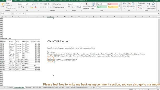 Count with multiple condition using countifs function, how to use countifs Function смотреть онлайн